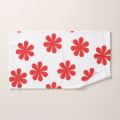 Muster für abstrakte Blume Badhandtuch Set (Handtuch)
