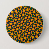 Muster für Abstrakte Blume Button (Vorderseite)