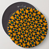 Muster für Abstrakte Blume Button (Vorne & Hinten)