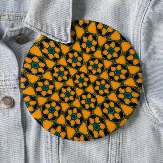 Muster für Abstrakte Blume Button (Beispiel)