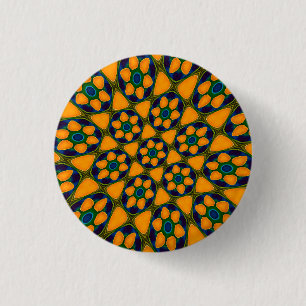 Muster für Abstrakte Blume Button