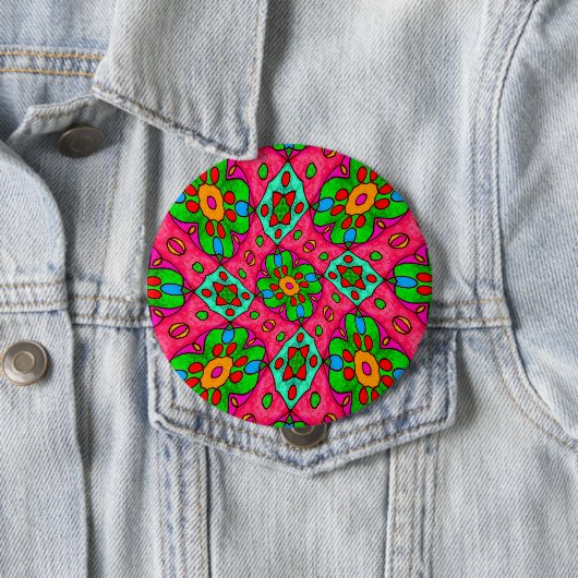 Muster für Abstrakte Blume Button (Beispiel)