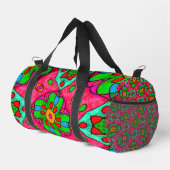 Muster für Abstrakte Blume Duffle Bag (Rechte Ecke)