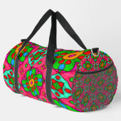 Muster für Abstrakte Blume Duffle Bag (Rechte Ecke)