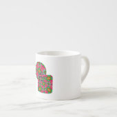 Muster für Abstrakte Blume Espressotasse (Vorderseite Rechts)