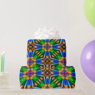 Muster für Abstrakte Blume Geschenkpapier