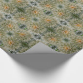 Muster für abstrakte Blume Geschenkpapier (Ecke)