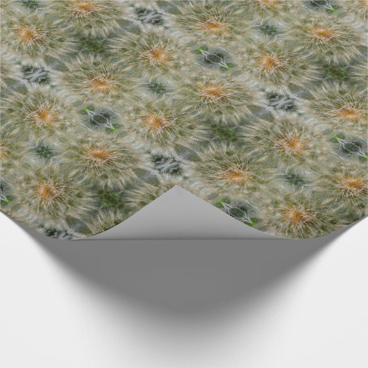 Muster für abstrakte Blume Geschenkpapier (Ecke)