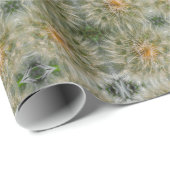 Muster für abstrakte Blume Geschenkpapier (Rolleneckpunkt)