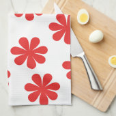 Muster für abstrakte Blume Geschirrtuch (Viertel Falte)