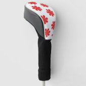 Muster für abstrakte Blume Golf Headcover (angewinkelt)