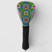 Muster für Abstrakte Blume Golf Headcover (Vorderseite)