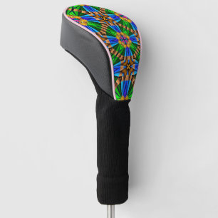 Muster für Abstrakte Blume Golf Headcover