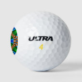 Muster für Abstrakte Blume Golfball (Logo)