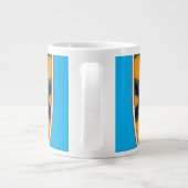 Muster für Abstrakte Blume Jumbo-Tasse (Rückseite)