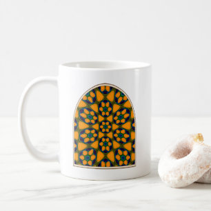 Muster für Abstrakte Blume Kaffeetasse