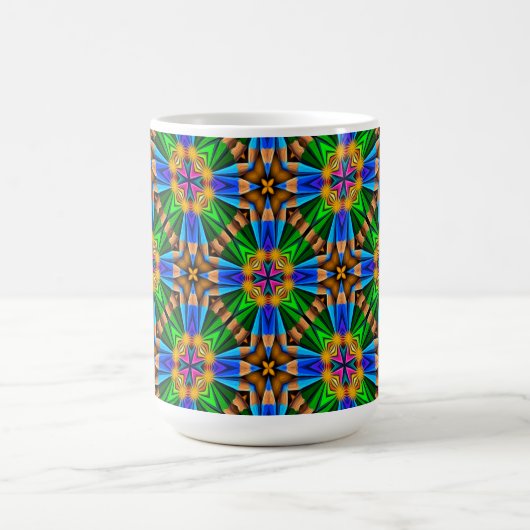 Muster für Abstrakte Blume Kaffeetasse (Mittel)