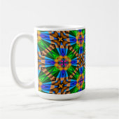 Muster für Abstrakte Blume Kaffeetasse (Links)