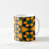 Muster für Abstrakte Blume Kaffeetasse (VorderseiteRechts)