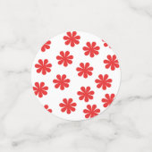 Muster für abstrakte Blume Konfetti (Klein Vorderseite)