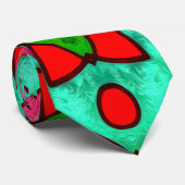 Muster für Abstrakte Blume Krawatte (Gerollt)