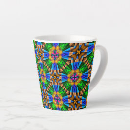 Muster für Abstrakte Blume Milchtasse