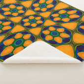 Muster für Abstrakte Blume Sherpadecke (3/4)