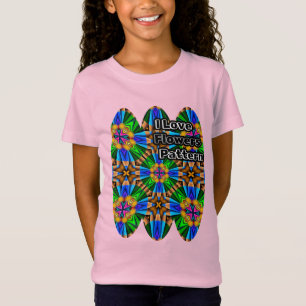 Muster für Abstrakte Blume T-Shirt