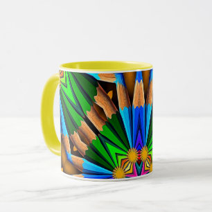 Muster für Abstrakte Blume Tasse