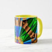 Muster für Abstrakte Blume Tasse (VorderseiteRechts)