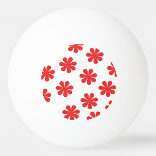 Muster für abstrakte Blume Tischtennisball