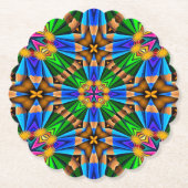 Muster für Abstrakte Blume Untersetzer (Vorderseite)