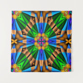 Muster für Abstrakte Blume Wandteppich (Vorderseite (Horizontal))