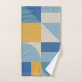 Muster für abstrakte Formen mittlerer Geometrie Badhandtuch Set (Handtuch)