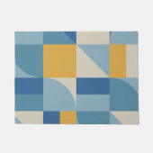 Muster für abstrakte Formen mittlerer Geometrie Fußmatte (Vorderseite)