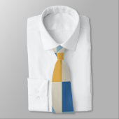 Muster für abstrakte Formen mittlerer Geometrie Krawatte (Gebunden)