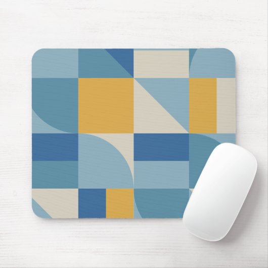Muster für abstrakte Formen mittlerer Geometrie Mousepad (Mit Mouse)