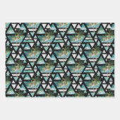 Muster für abstrakte Geometrien Geschenkpapier Set (Vorderseite 2)