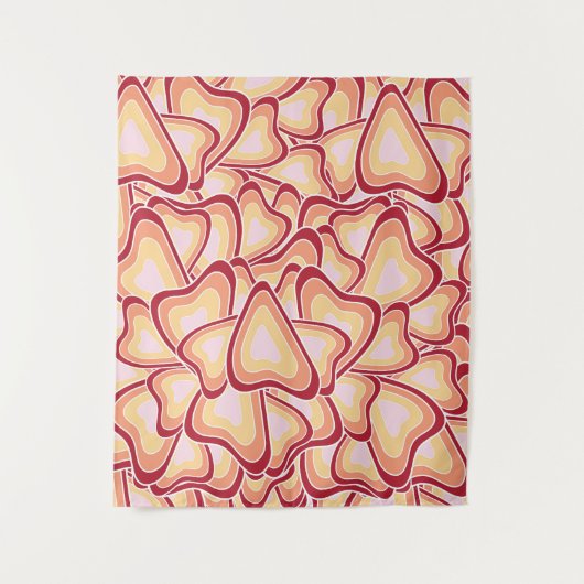 Muster für abstrakte geometrische Himmelsmuster Wandteppich (Vorderseite)