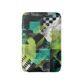 Muster für abstrakte geometrische Punkte Badematte (Vorderseite Vertikal)