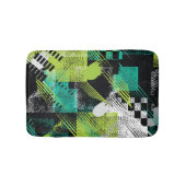 Muster für abstrakte geometrische Punkte Badematte (Vorderseite)