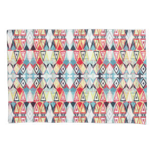 Muster für abstrakte geometrische Tribal-Linien Kissenbezug
