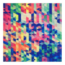 Muster für abstrakte geometrische Wasserfarben