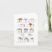 Muster für abstrakte Geschenkboxen Einladung (Vorderseite)