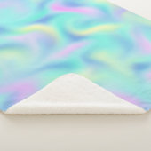 Muster für abstrakte Hübsche Pastell-Wirbel Sherpadecke (3/4)