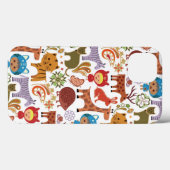 Muster für abstrakte Kinder und Tiere Case-Mate iPhone Hülle (Rückseite (Horizontal))