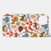 Muster für abstrakte Kinder und Tiere Case-Mate iPhone Hülle (Rückseite (Horizontal))