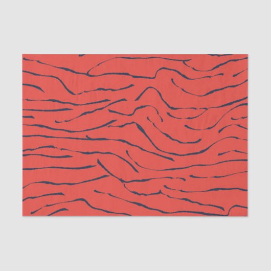 Muster für abstrakte Linien Seidenpapier (Vorderseite)