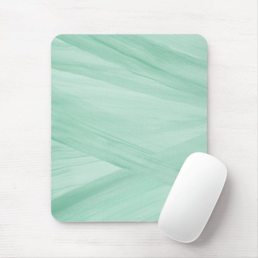Muster für Abstrakte Pinselstriche in Sage Green Mousepad (Mit Mouse)