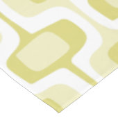 Muster für Abstrakte Quadrate in Mutgelb Tischdecke (Schrägansicht)